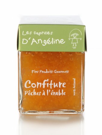 Confiture de pêches à l'érable