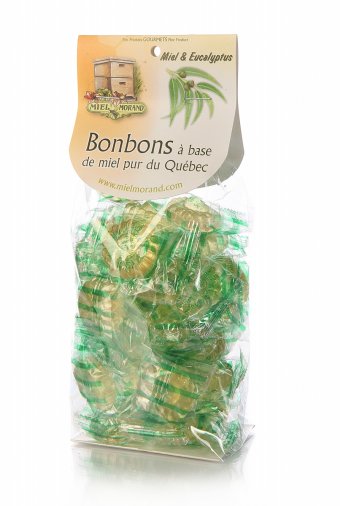 Bonbons au miel et eucalyptus