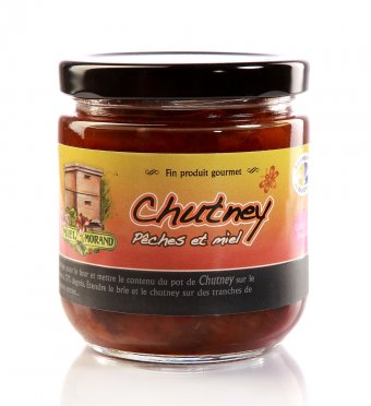 Chutney aux pêches et au miel